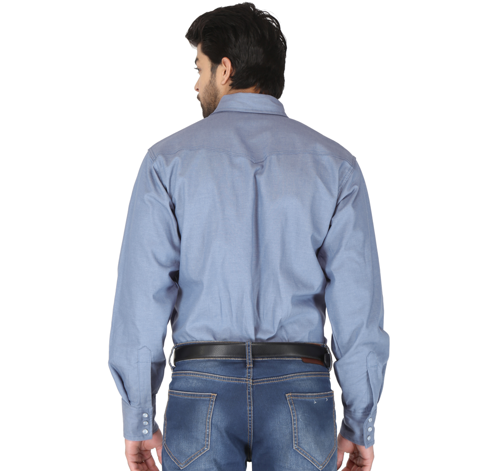 Picture of Forge FR MFRCLS-0010 L/S MENS CHAMBRAY FR SHIRT